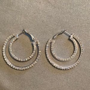Rhinestone hoops